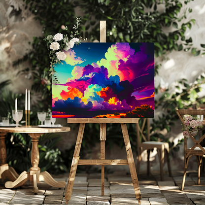 Amazing Clouds AC3,  Printed on Gloss Aluminium To Enhance Colour And Details, Unique Print, An Enduring Gift...