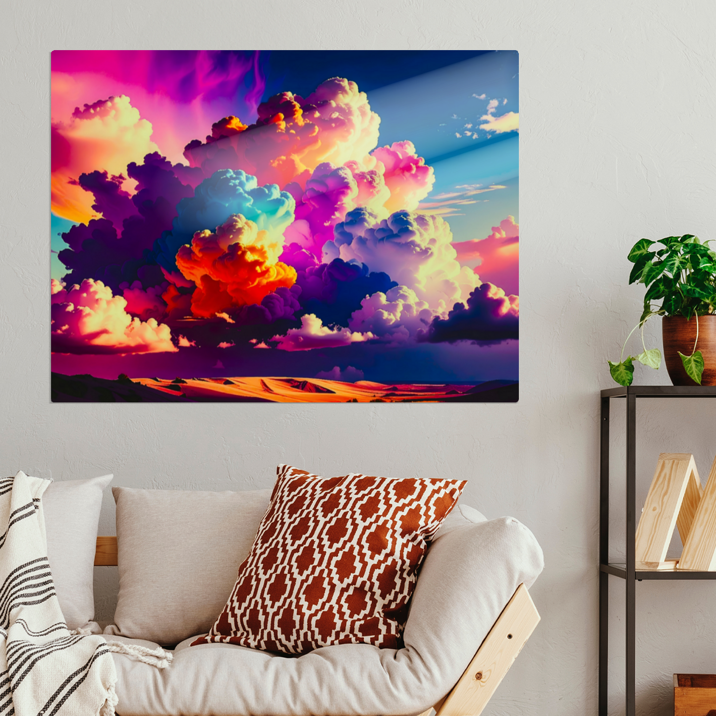 Amazing Clouds AC4,  Fusion-Art Prints, Printed on Gloss Aluminium To Enhance Colour And Details, Unique Images, A Gift To Last A Lifetime..