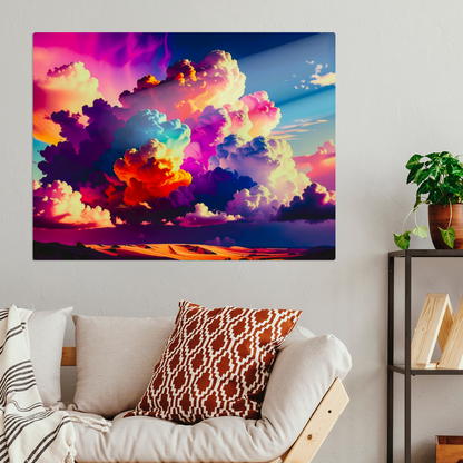 Amazing Clouds AC4, Printed on Gloss Aluminium To Enhance Colour And Details, Unique Print, An Enduring Gift...