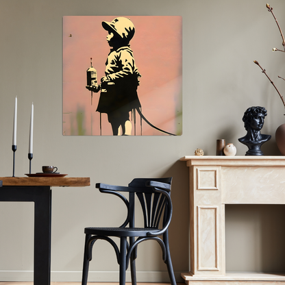 Street Style BA3, Printed on Gloss Aluminium To Enhance Colour And Details, Unique Print, An enduring gift...