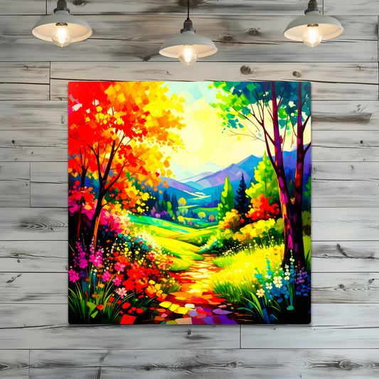 Landscape LS4, Fusion-Art Prints, Printed on Gloss Aluminium To Enhance Colour And Details, A Gift To Last A Lifetime...