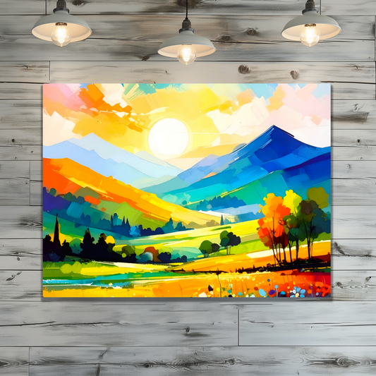 Oriental Watercolour, OW2, Printed on Gloss Aluminium To Enhance Colour And Details, Unique Images, A Gift To Last A Lifetime...