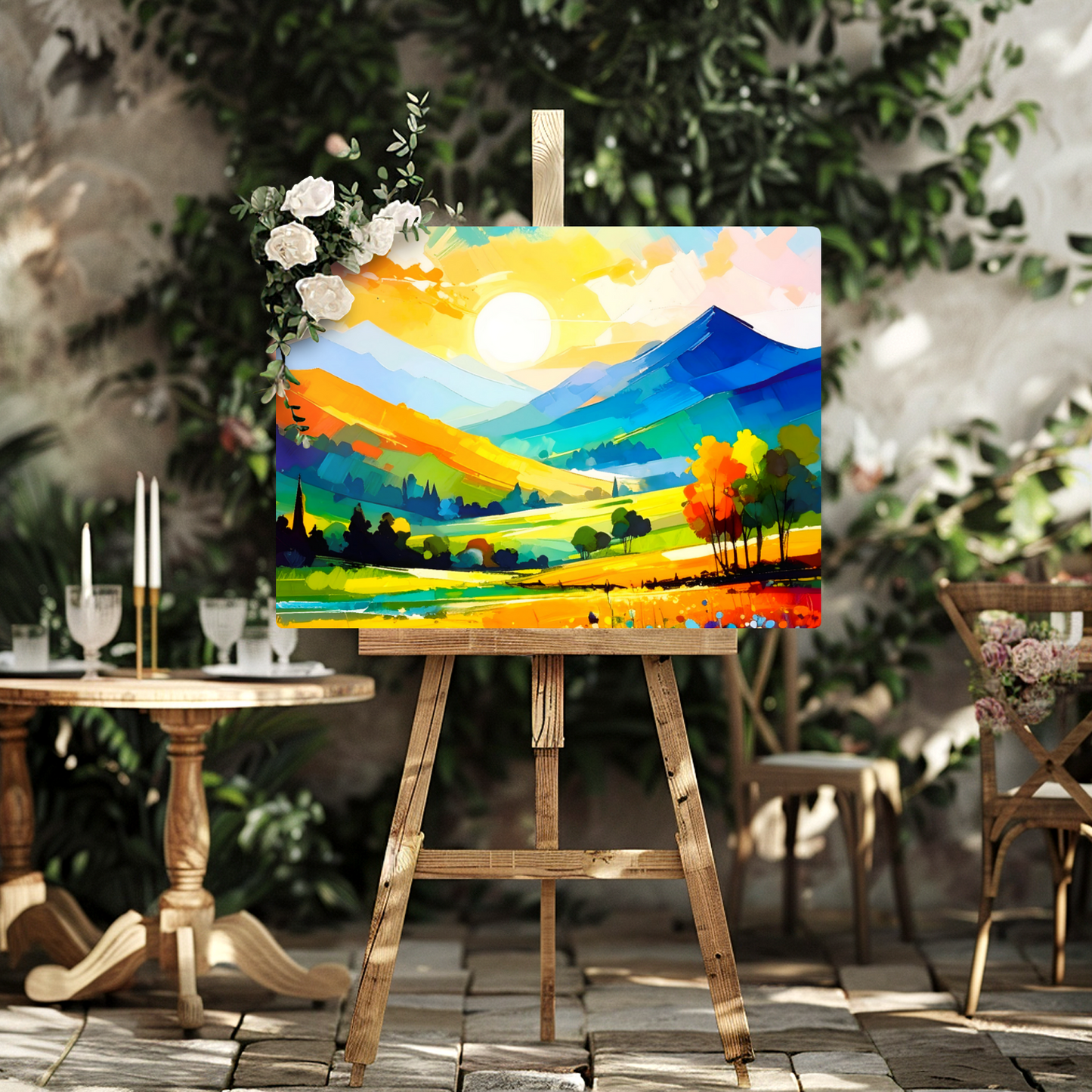 Oriental Watercolour, OW2, Printed on Gloss Aluminium To Enhance Colour And Details, Unique Images, A Gift To Last A Lifetime...