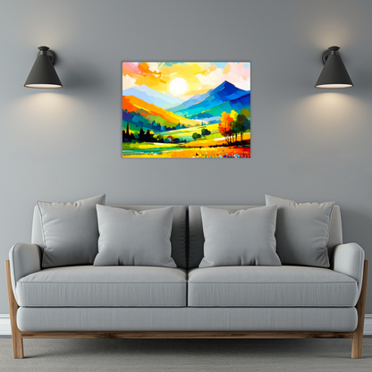 Oriental Prints OP2, Printed on Gloss Aluminium To Enhance Colour And Details, Unique Print, An Enduring Gift...