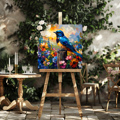 Blue Tit, Printed on aluminium to enhance colour and detail, great gift idea, unique print, an enduring gift...