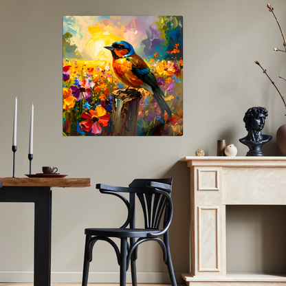 Chaffinch, Printed on aluminium to enhance colour and detail, great gift idea, unique print, an enduring gift...