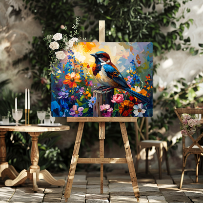 Sparrow, Printed on aluminium to enhance colour and detail, great gift idea, unique print, an enduring gift...