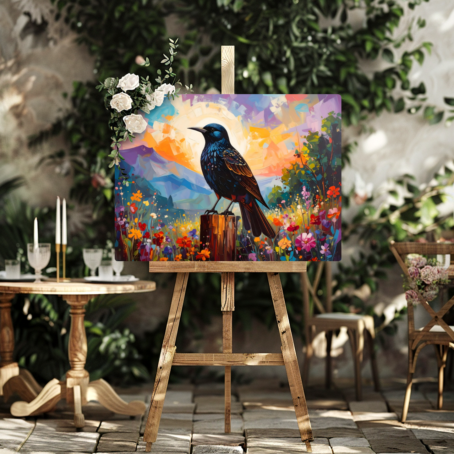 Starling, Fusion Art Print, Printed On Gloss Aluminium To Enhance Colour And Detail, Unique Gift Idea Print, A Gift That Will Lasts Forever