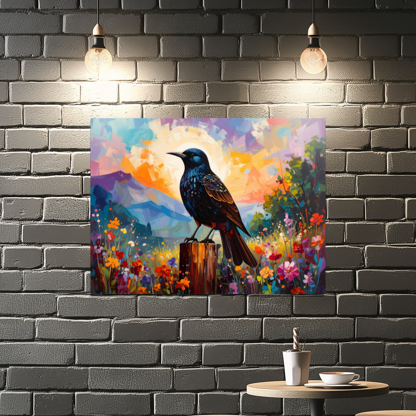 Starling, Fusion Art Print, Printed On Gloss Aluminium To Enhance Colour And Detail, Unique Gift Idea Print, A Gift That Will Lasts Forever