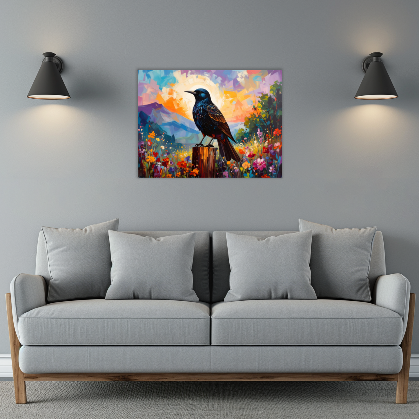 Starling, Fusion Art Print, Printed On Gloss Aluminium To Enhance Colour And Detail, Unique Gift Idea Print, A Gift That Will Lasts Forever