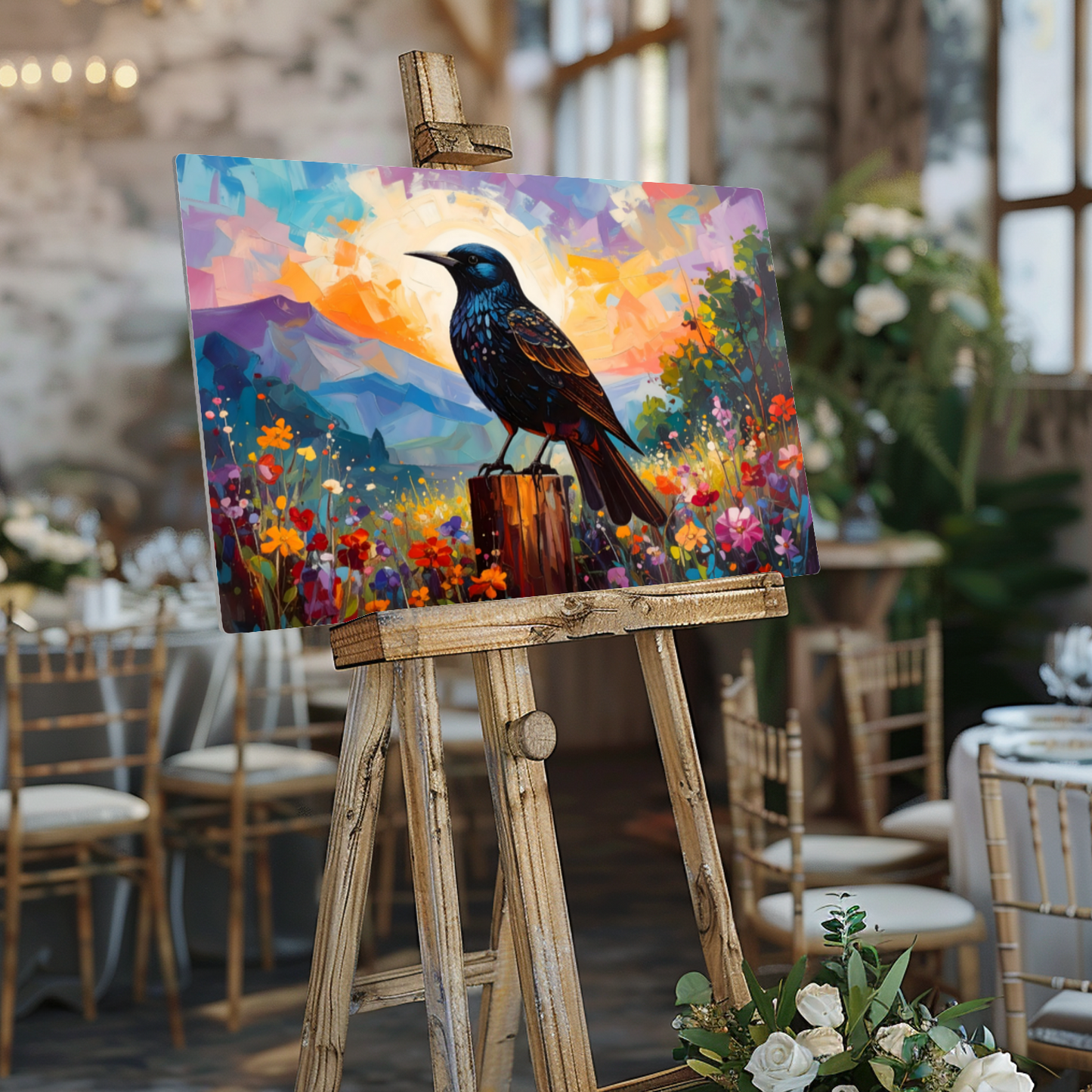 Starling, Fusion Art Print, Printed On Gloss Aluminium To Enhance Colour And Detail, Unique Gift Idea Print, A Gift That Will Lasts Forever