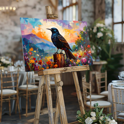Starling, Printed on aluminium to enhance colour and detail, great gift idea, unique print, an enduring gift...