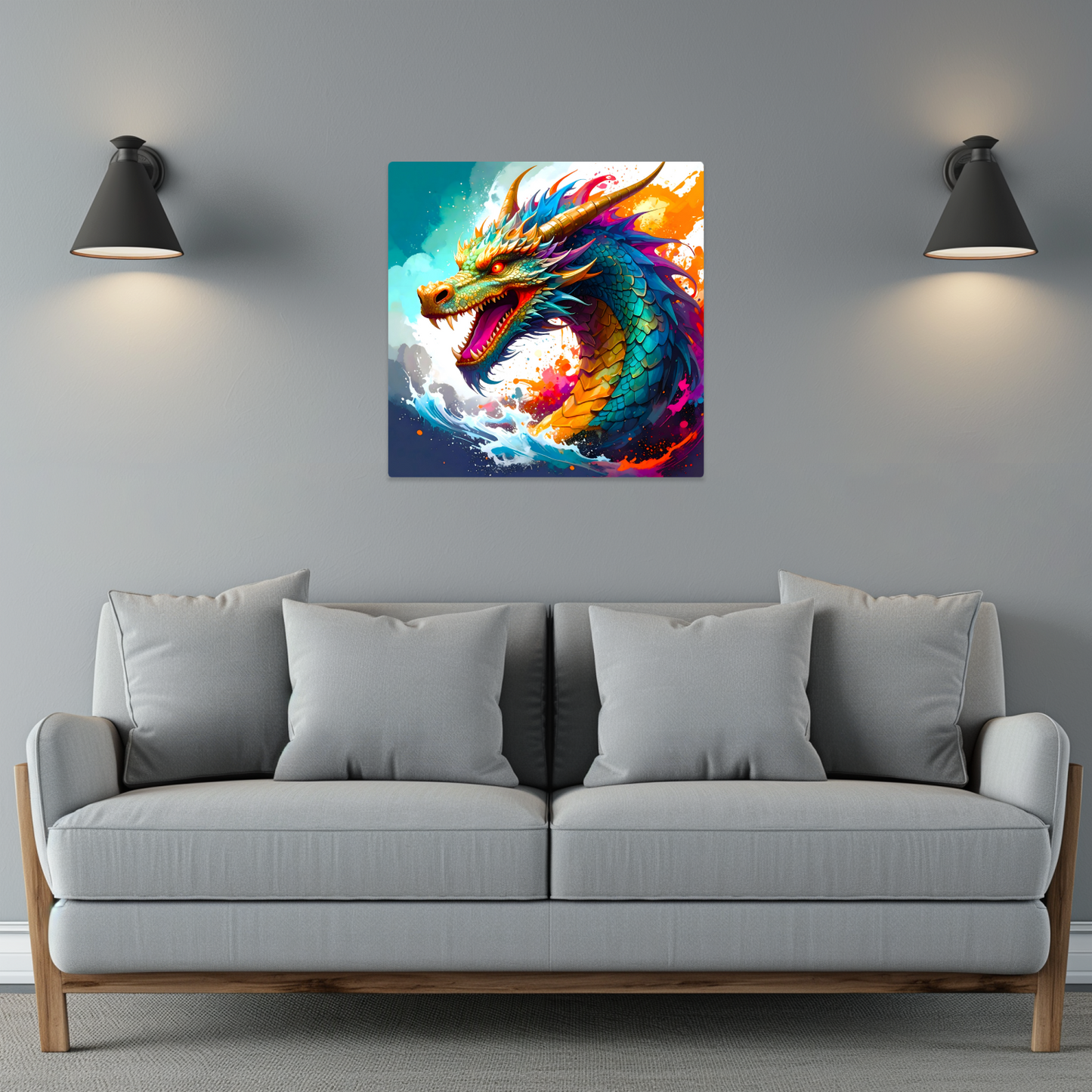 Dragon D6, Fusion-Art Prints, Printed on Gloss Aluminium To Enhance Colour And Details, Unique Images, A Gift To Last A Lifetime...