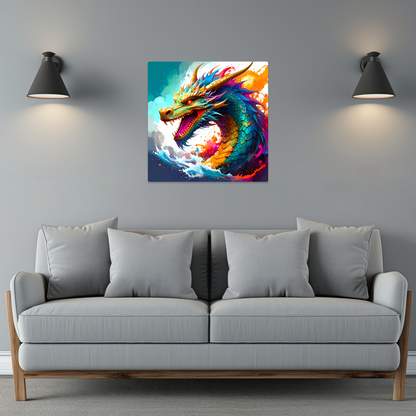 Dragon D6, Fusion-Art Prints, Printed on Gloss Aluminium To Enhance Colour And Details, Unique Images, A Gift To Last A Lifetime...