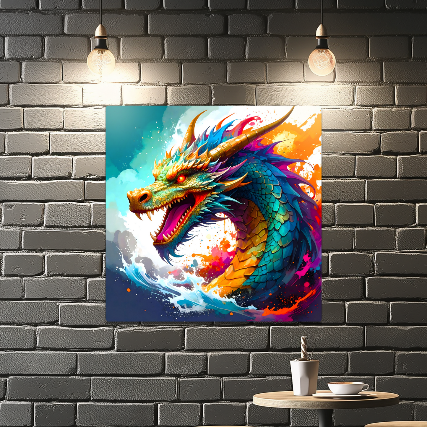 Dragon D6, Fusion-Art Prints, Printed on Gloss Aluminium To Enhance Colour And Details, Unique Images, A Gift To Last A Lifetime...