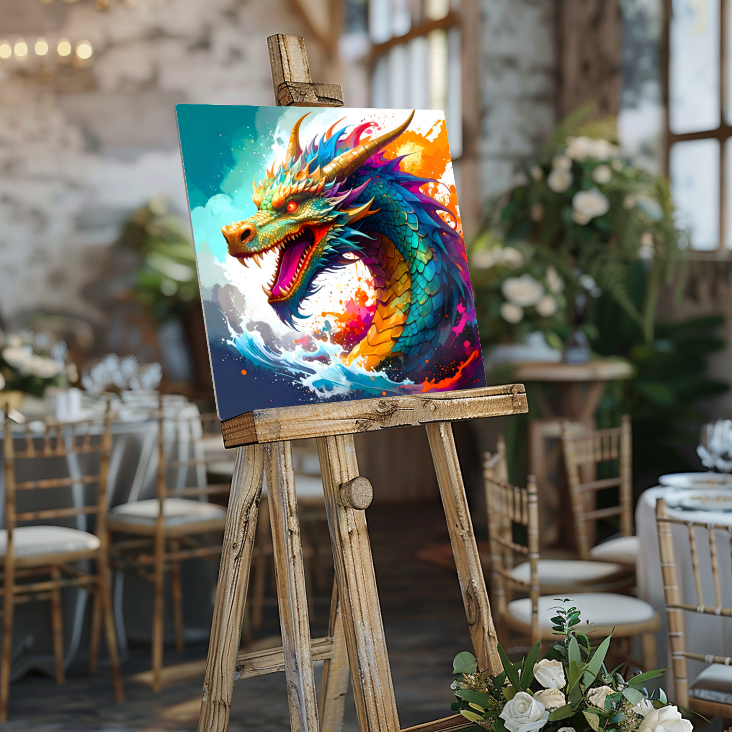 Dragon D6, Fusion-Art Prints, Printed on Gloss Aluminium To Enhance Colour And Details, Unique Images, A Gift To Last A Lifetime...