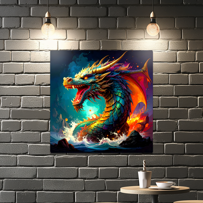 Dragon D7, Fusion-Art Prints, Printed on Gloss Aluminium To Enhance Colour And Details, Unique Images, A Gift To Last A Lifetime...