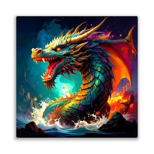 Dragon D7, Fusion-Art Prints, Printed on Gloss Aluminium To Enhance Colour And Details, Unique Images, A Gift To Last A Lifetime...
