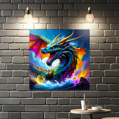 Dragon D8, Fusion-Art Prints, Printed on Gloss Aluminium To Enhance Colour And Details, Unique Images, A Gift To Last A Lifetime...