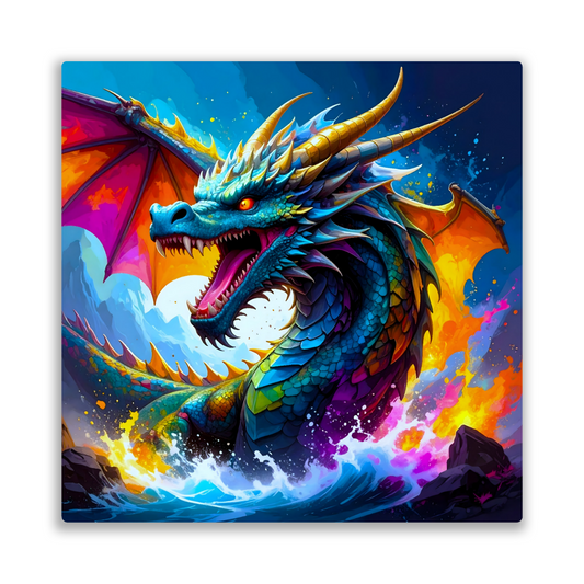 Dragon D8, Fusion-Art Prints, Printed on Gloss Aluminium To Enhance Colour And Details, Unique Images, A Gift To Last A Lifetime...