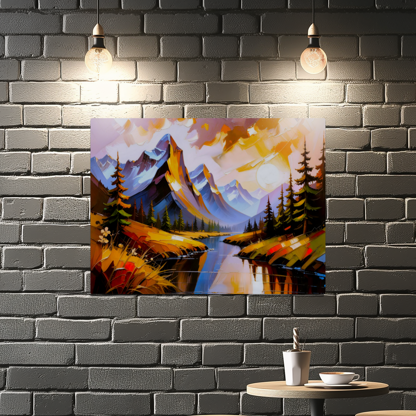 Mountain Prints MP1, Printed On High Gloss Aluminium To Enhance Colour And Detail, A Powerful Image, Art Is A Gift For A Lifetime...