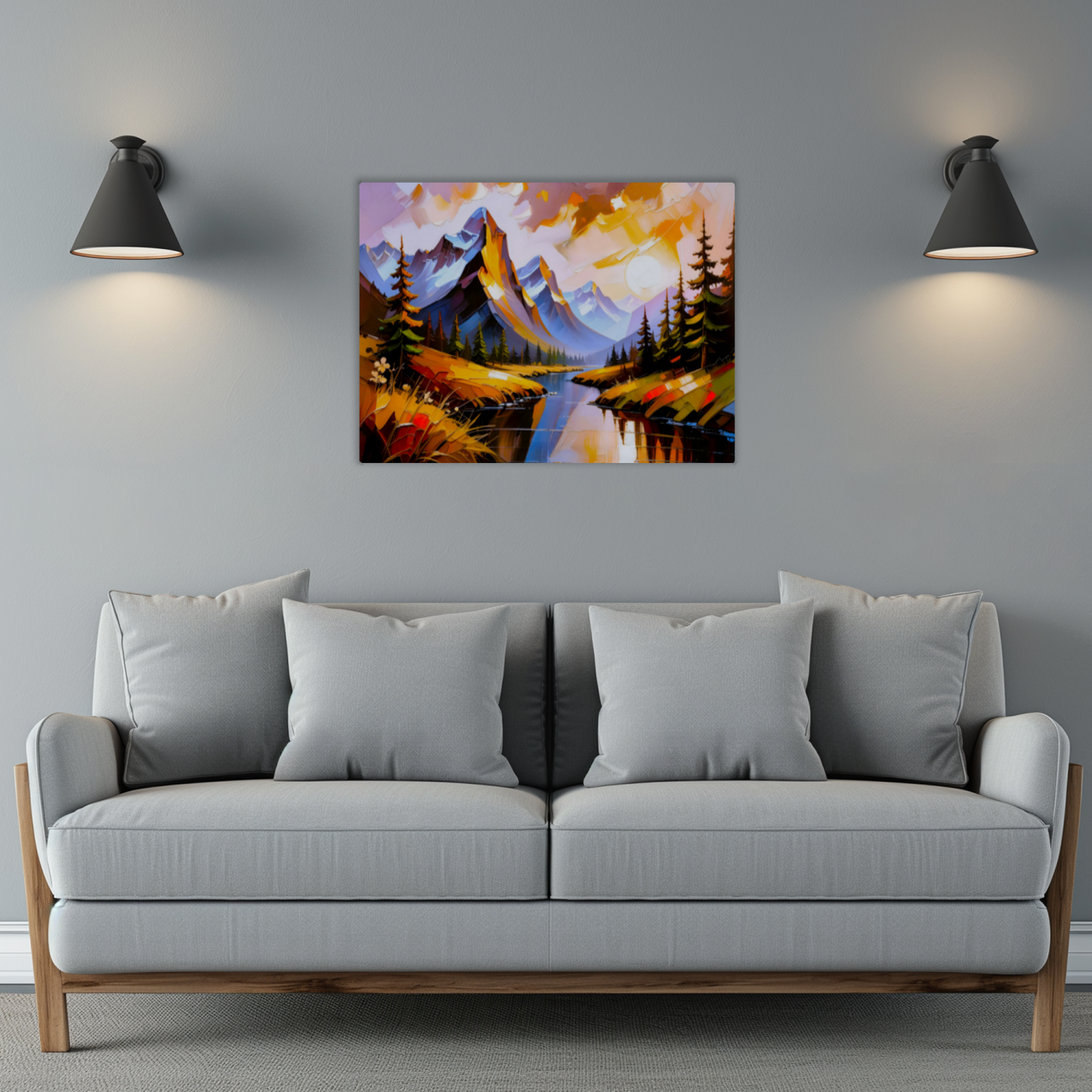 Mountain Prints MP1, Printed On High Gloss Aluminium To Enhance Colour And Detail, A Powerful Image, Art Is A Gift For A Lifetime...