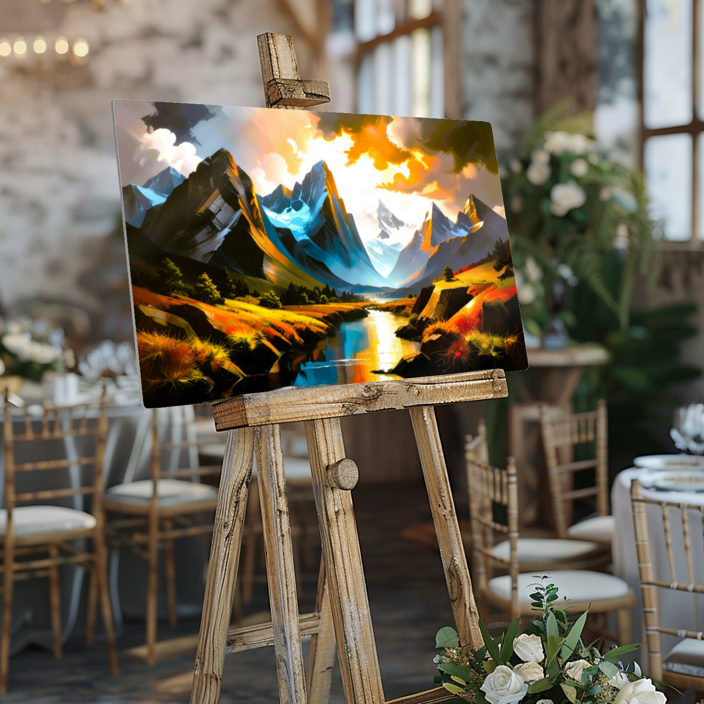 Mountain Print MP2, Printed  High Gloss Aluminium To Enhance Colour And Detail, A  Powerful Image, A Gift For A Lifetime...