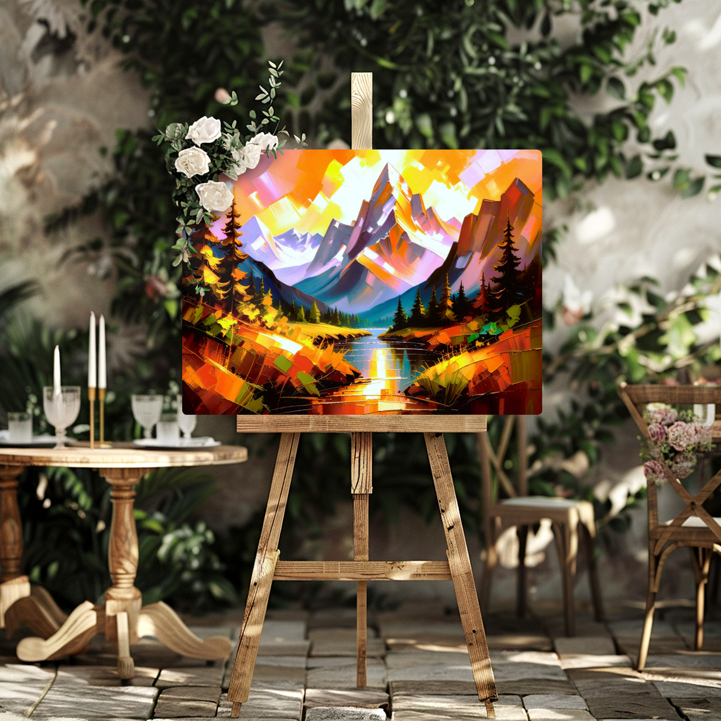 Mountain Print MP4, Printed On High Gloss Aluminium To Enhance Colour And Detail, A Powerful Image, Art Is A Gift For A Lifetime...