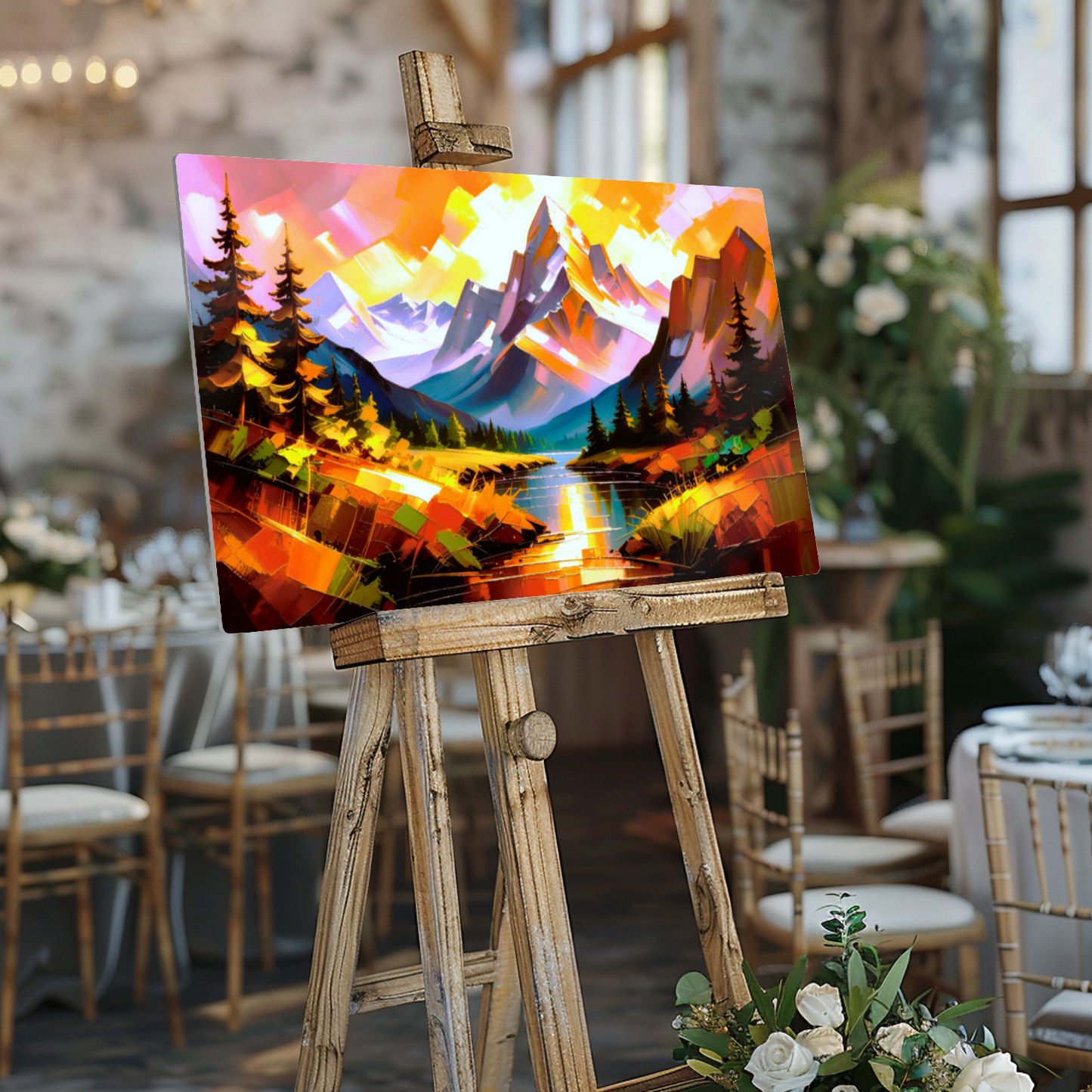 Mountain Print MP4, Printed On High Gloss Aluminium To Enhance Colour And Detail, A Powerful Image, Art Is A Gift For A Lifetime...
