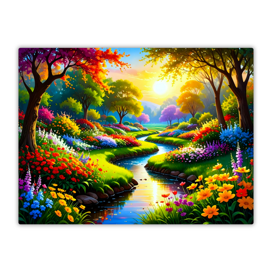 Dream Garden 2,  Printed On High Gloss Aluminium To Enhance Colour And Details, A Gift To Last A Lifetime...