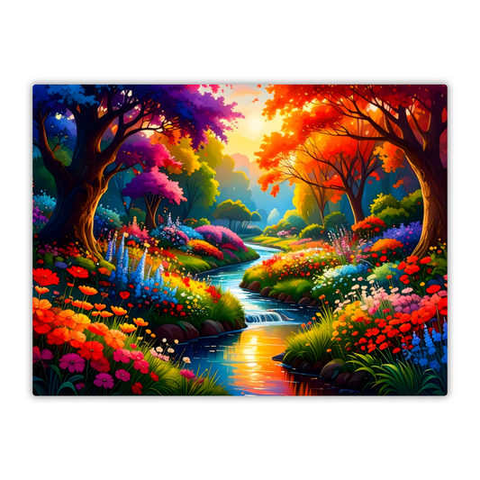 Dream Garden 3, Printed On High Gloss Aluminium To Enhance Colour And Details, A Gift To Last A Lifetime...
