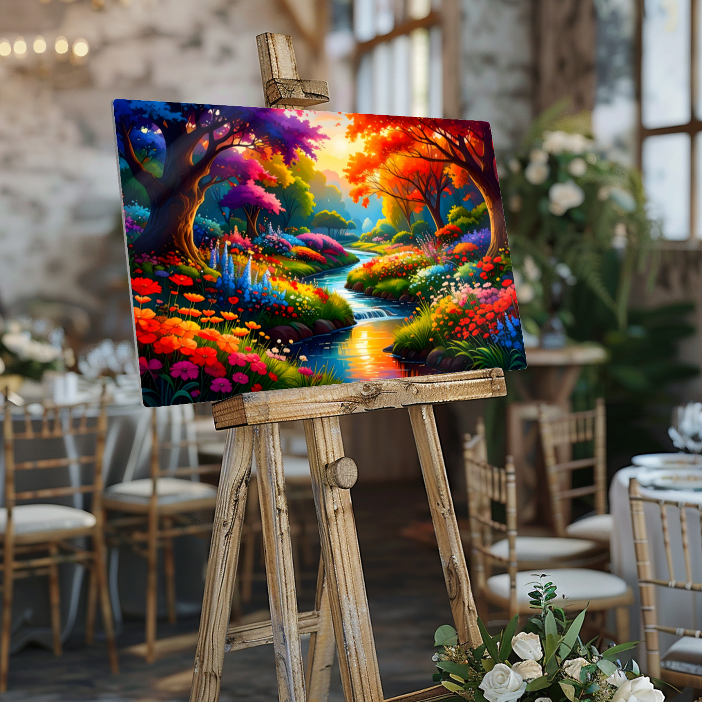 Dream Garden 3, Printed On High Gloss Aluminium To Enhance Colour And Details, A Gift To Last A Lifetime...