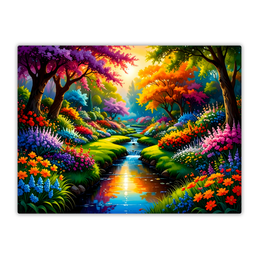 Dream Garden 4, Printed On High Gloss Aluminium To Enhance Colour And Details, A Gift To Last A Lifetime...