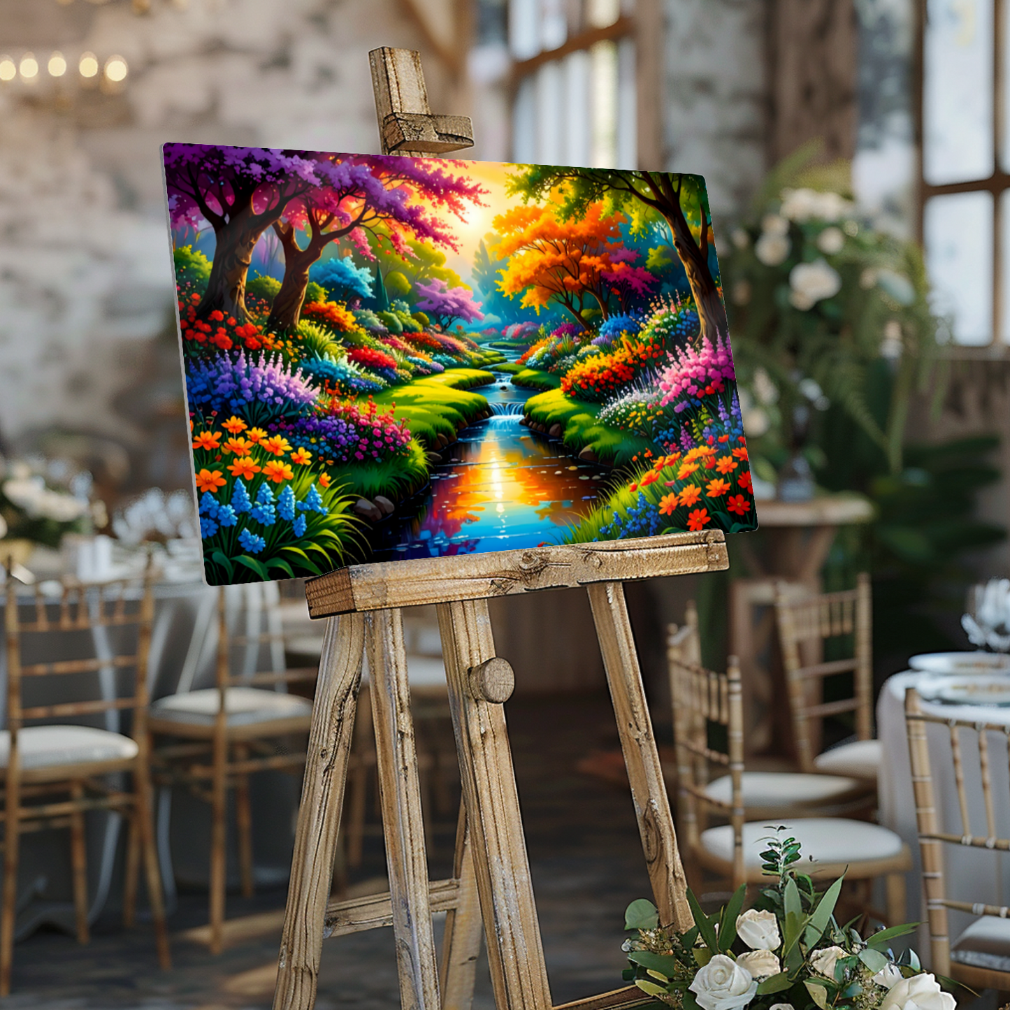 Dream Garden 4, Printed On High Gloss Aluminium To Enhance Colour And Details, A Gift To Last A Lifetime...