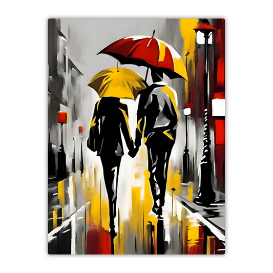Rainy Night 3, Fusion-Art Print, Printed on Gloss Aluminium To Enhance Colour And Details, Great Gift Ideas, A Gift To Last A Lifetime...