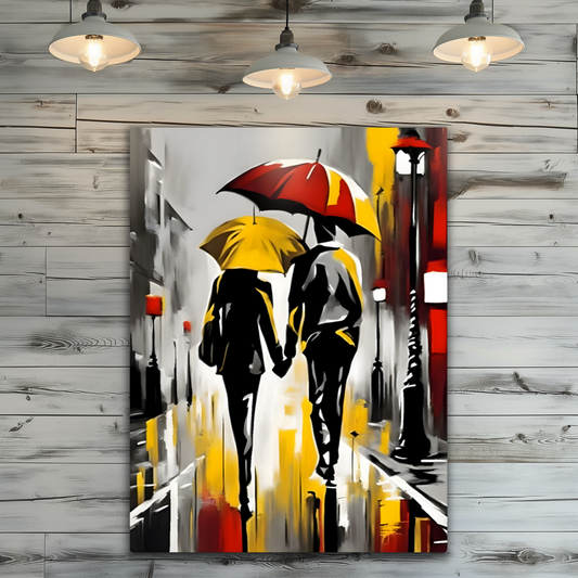 Rainy Night 3, Fusion-Art Print, Printed on Gloss Aluminium To Enhance Colour And Details, Great Gift Ideas, A Gift To Last A Lifetime...
