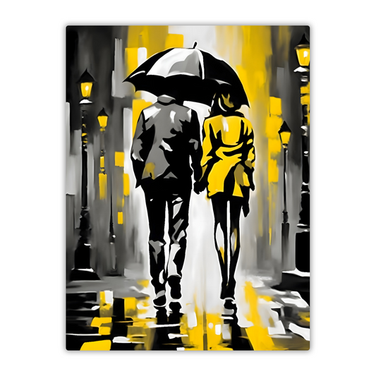 Rainy Night 4, Fusion-Art Print, Printed on Gloss Aluminium To Enhance Colour And Details, Great Gift Ideas, A Gift To Last A Lifetime..