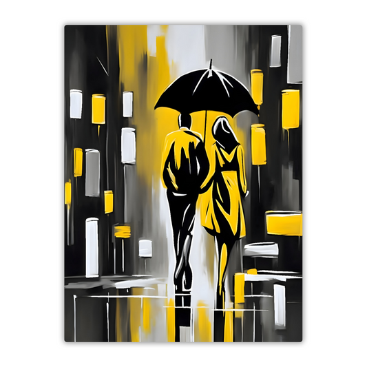 Rainy Night 5, Fusion-Art Print, Printed on Gloss Aluminium To Enhance Colour And Details, Great Gift Ideas, A Gift To Last A Lifetime..