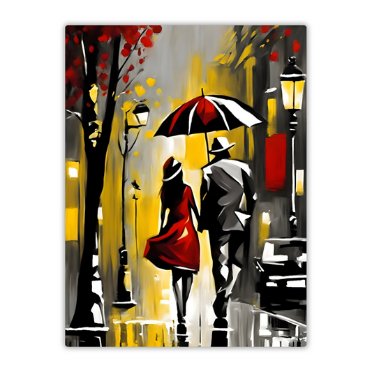 Rainy Night 6, Fusion-Art Print, Printed on Gloss Aluminium To Enhance Colour And Details, Great Gift Ideas, A Gift To Last A Lifetime...