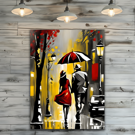 Rainy Night 6, Fusion-Art Print, Printed on Gloss Aluminium To Enhance Colour And Details, Great Gift Ideas, A Gift To Last A Lifetime...