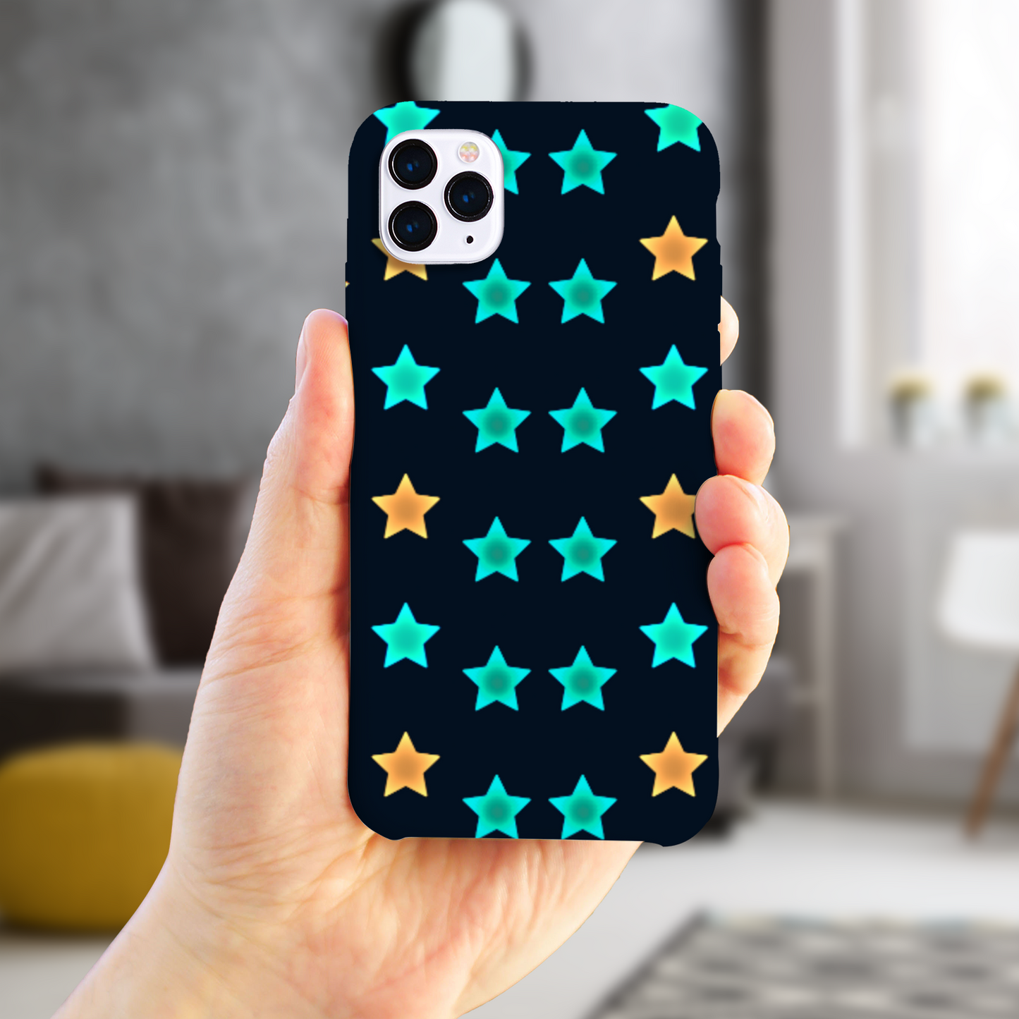 Stars, Slim Phone Case, 3D Full Wrap Technology, Great Gift Idea, Premium Polycarbonate, Vivid Colours, Unique Image...