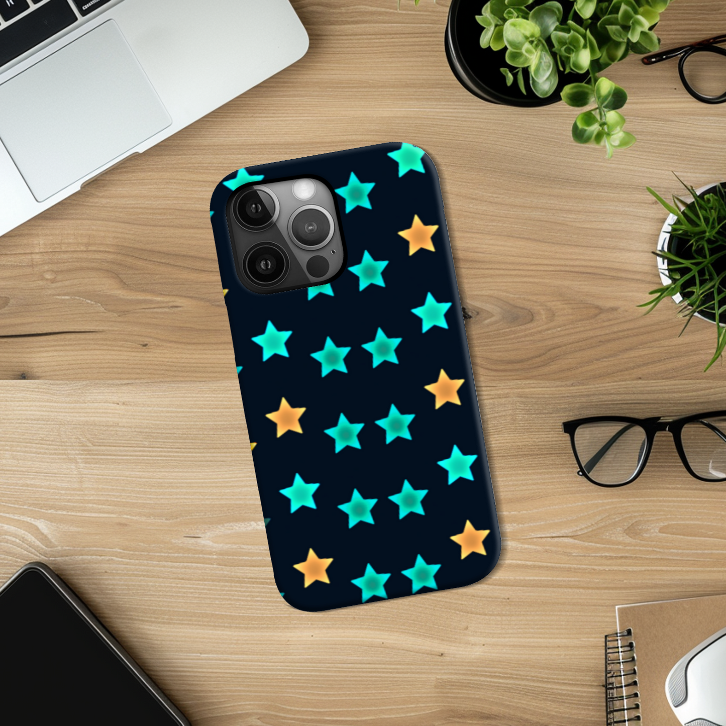 Stars, Slim Phone Case, 3D Full Wrap Technology, Great Gift Idea, Premium Polycarbonate, Vivid Colours, Unique Image...