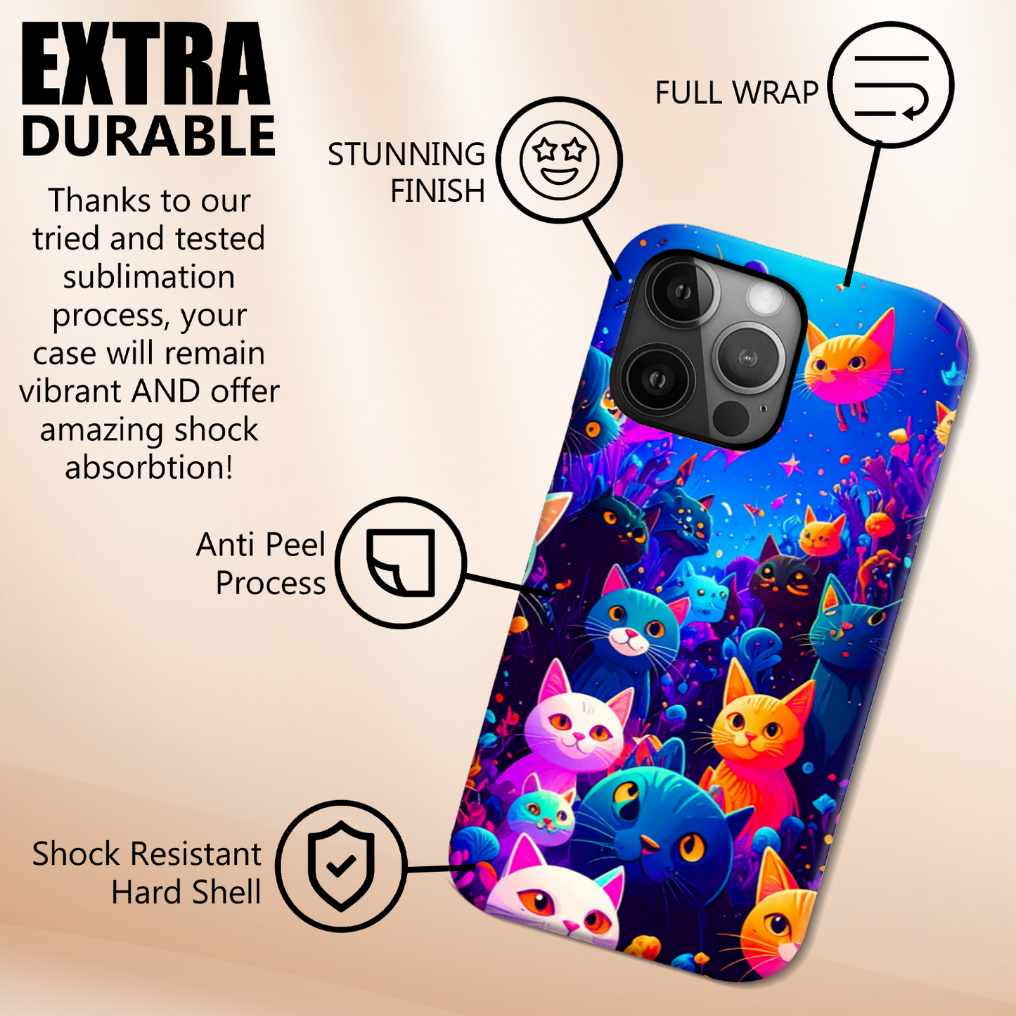 The Gang Is Here, Slim Phone Case, 3D Full Wrap Technology, Great Gift Idea, Premium Polycarbonate, Vivid Colours, Unique Image...