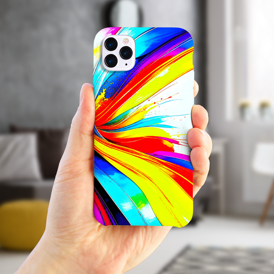 Abstract Print 1, Slim Phone Case, 3D Wrap Technology, Crafted From Premium Polycarbonate, Vivid Colours, Unique Image...