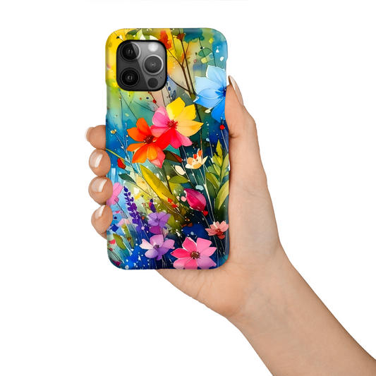 Wildflower Print 4, Magsafe Tough iPhone Case, Full Wrap Technology, Crafted From Premium Polycarbonate, Vivid Colours, Unique Image...