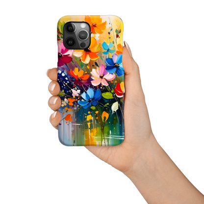 Wildflower Print 1, Slim Phone Case, Full Wrap Technology, Crafted From Premium Polycarbonate, Unique Image...