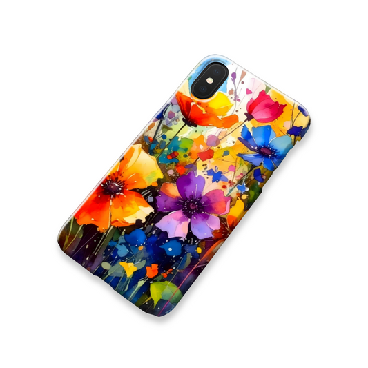 Wildflower Print 2, Slim Phone Case, Full Wrap Technology, Crafted From Premium Polycarbonate, Unique Image...