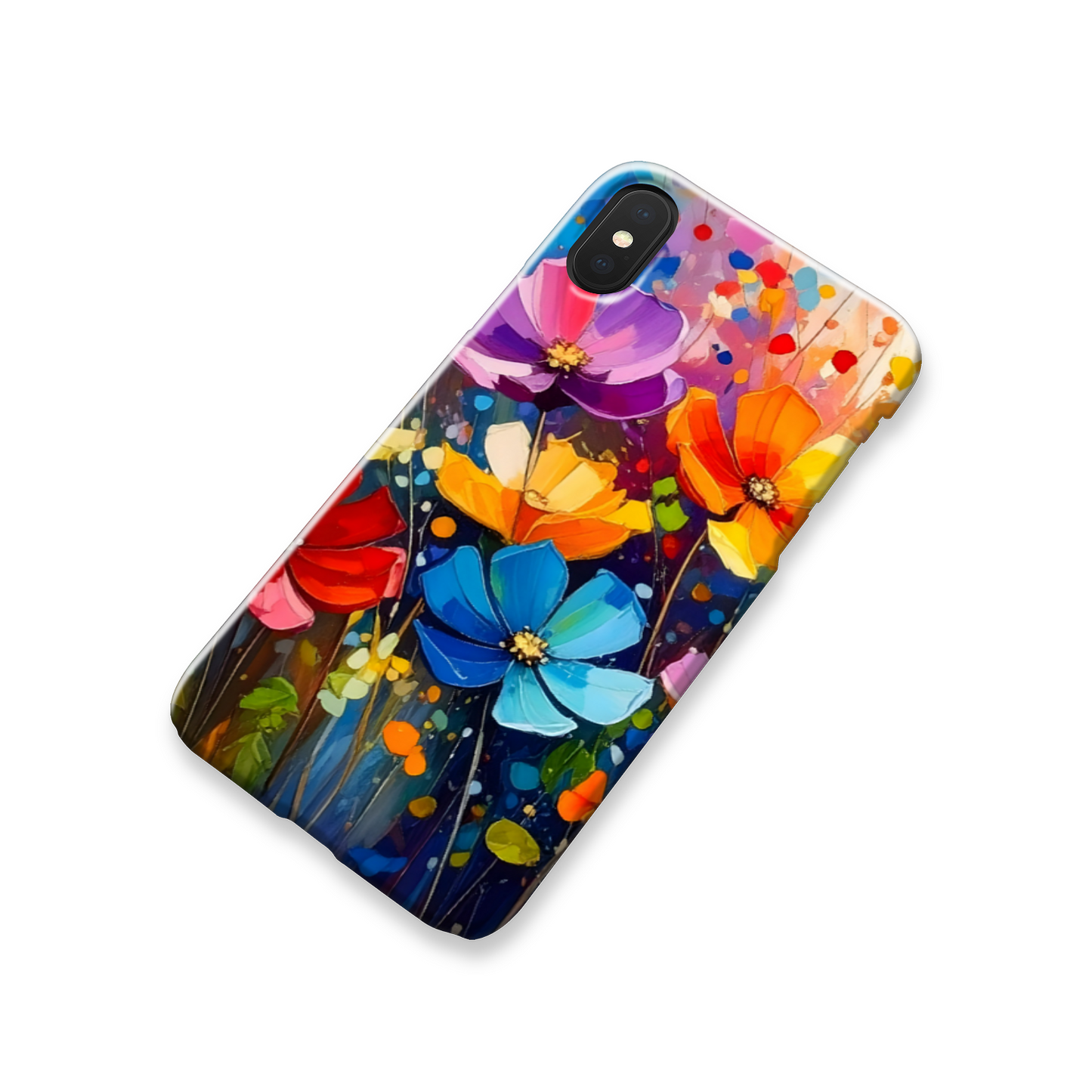 Wildflower Print 3, Slim High Gloss Phone Case, Full Wrap Technology, Crafted From Premium Polycarbonate, Vivid Colours, Unique Image...
