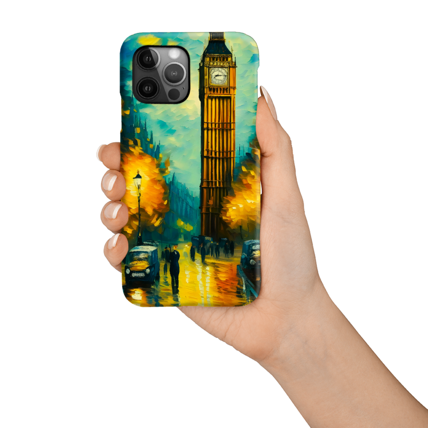 Big Ben Print, Slim High Gloss Phone Case, Full Wrap Technology, Crafted From Premium Polycarbonate, Vivid Colours, Unique Image...