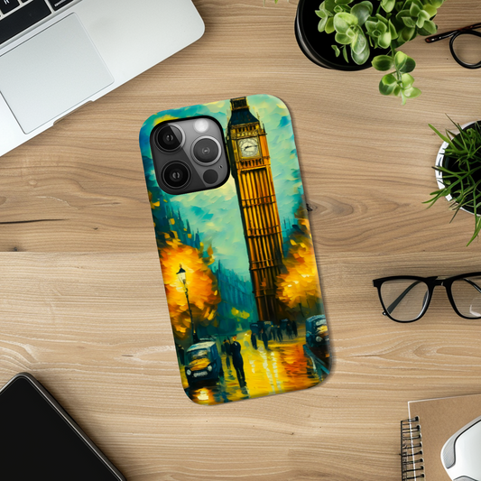 Big Ben Print, Slim High Gloss Phone Case, Full Wrap Technology, Crafted From Premium Polycarbonate, Vivid Colours, Unique Image...